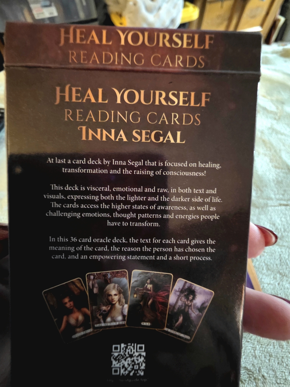 Heal Yourself Oracle Cards- Inna Segal- QR Code For Guidebook - Picture 3 of 6